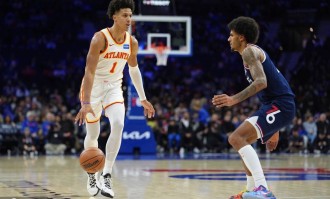 马克西44+7+9约翰逊41+14 76人双加时不敌老鹰